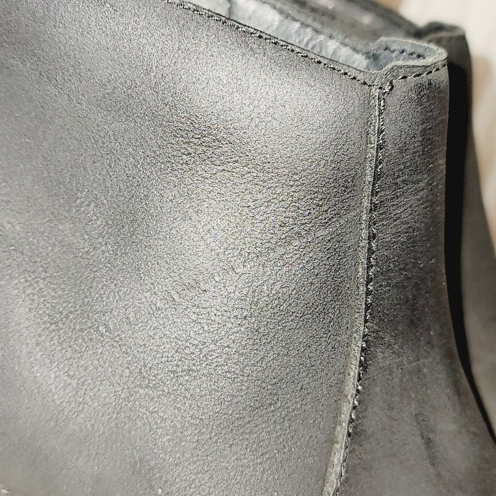 Dansko Black Leather Mules with Tan Wooden Heel - Picture 5 of 14